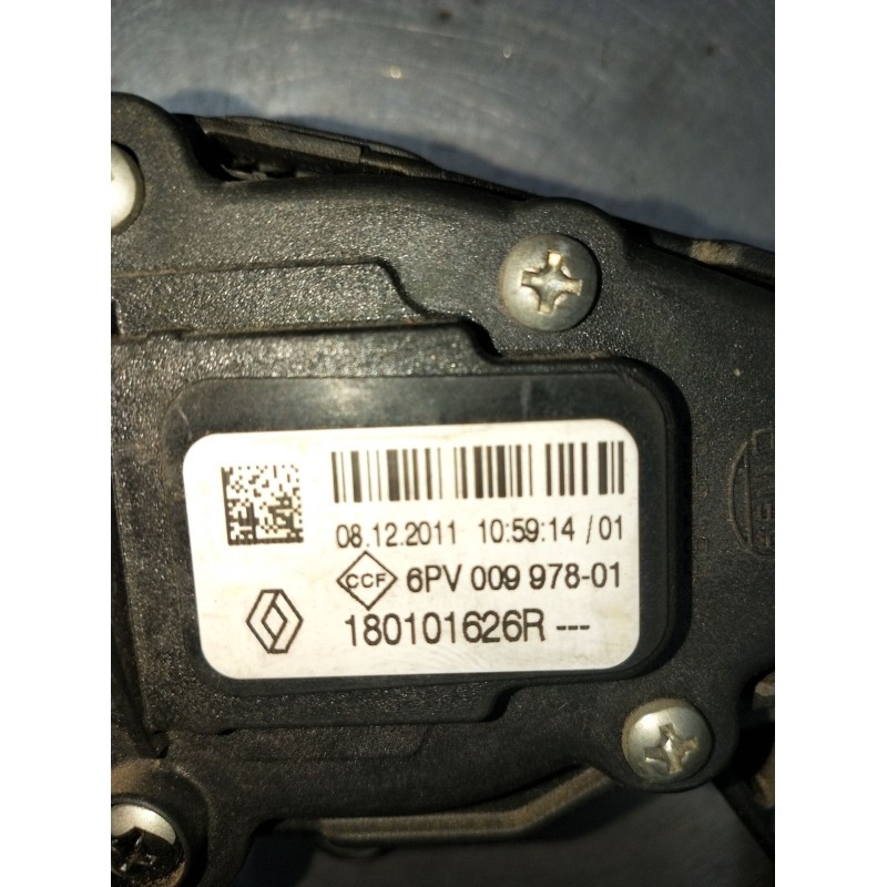 Recambio de potenciometro pedal para renault master iii furgoneta (fv) 2.3 dci 125 fwd (fv0c, fv0d, fv0g, fv0h, fv0j, fv0k) refe