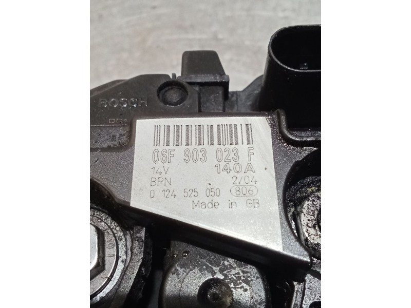Recambio de alternador para audi a3 (8p1) 2.0 tdi 16v referencia OEM IAM 06F903023F 0124525050 04