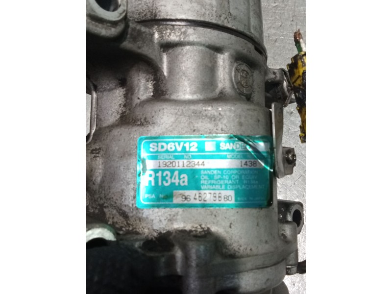 Recambio de compresor aire acondicionado para citroën xsara (n1) 1.6 16v referencia OEM IAM 9646279880 1438 01