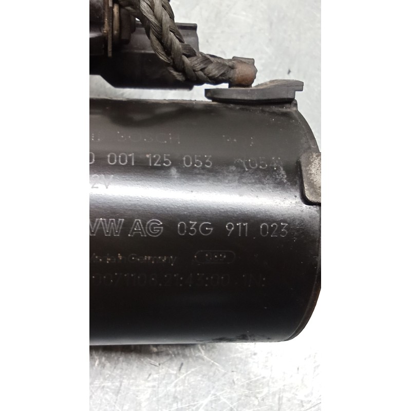 Recambio de motor arranque para audi a4 b7 (8ec) 2.0 tdi 16v referencia OEM IAM 0001125053 03G911023 