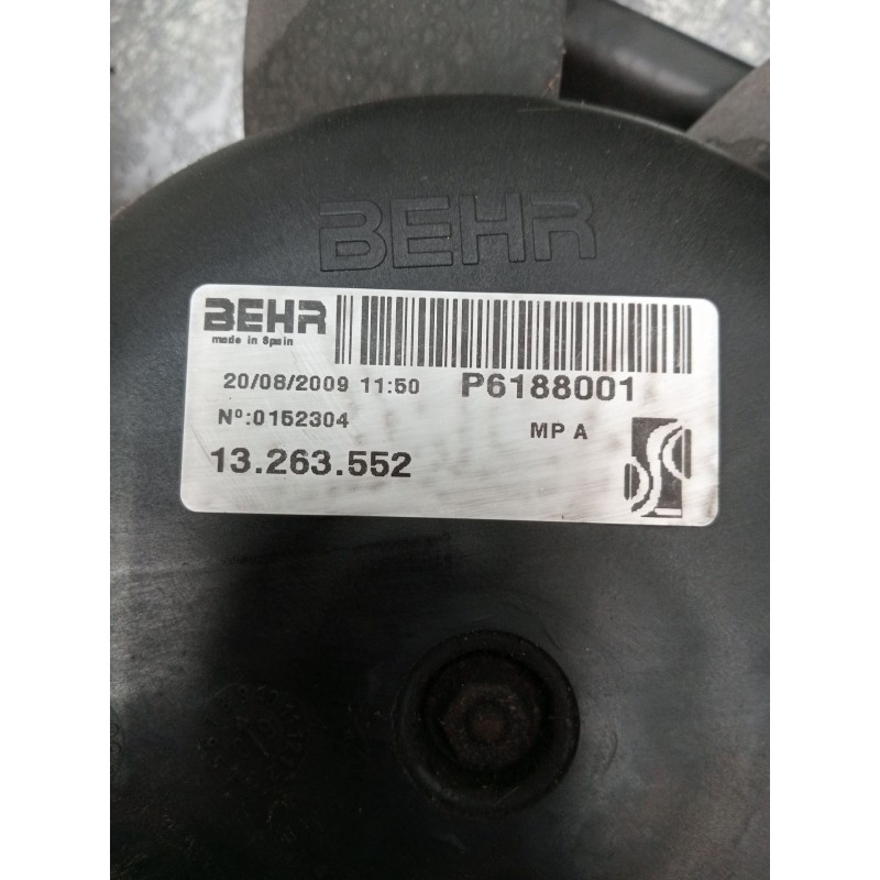 Recambio de electroventilador para opel corsa d (s07) 1.2 (l08, l68) referencia OEM IAM 13263552 P6188001 E5500008 13310105 2006