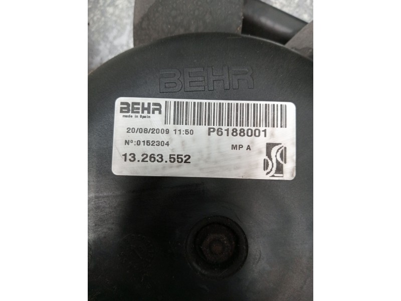 Recambio de electroventilador para opel corsa d (s07) 1.2 (l08, l68) referencia OEM IAM 13263552 P6188001 E5500008 13310105 2006