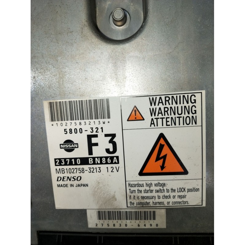 Recambio de centralita motor uce para nissan almera ii hatchback (n16) 2.2 dci referencia OEM IAM 23710BN86A 5800321 2002