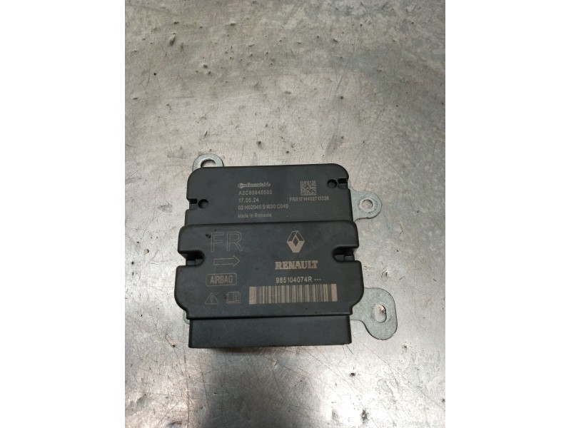 Recambio de kit airbag para renault zoe (bfm_) zoe referencia OEM IAM 985104074R  2016