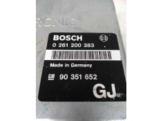 Recambio de centralita motor uce para opel omega 2.4 referencia OEM IAM 0261200383 90351652 GJ 2