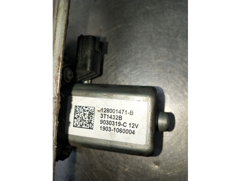 Recambio de elevalunas trasero derecho para renault zoe (bfm_) zoe referencia OEM IAM 128001471B 5P 2016