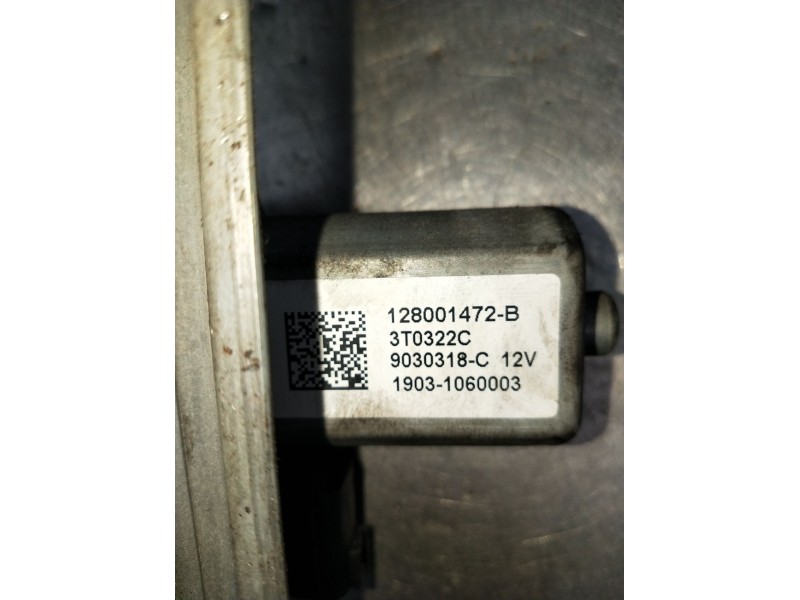 Recambio de elevalunas trasero izquierdo para renault zoe (bfm_) zoe referencia OEM IAM 128001472B 5P 2016