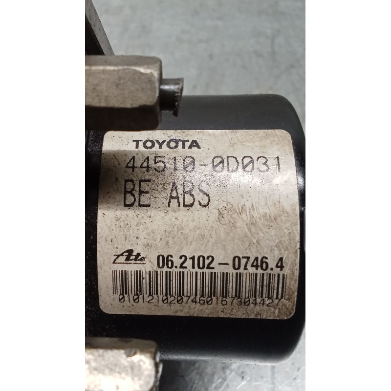 Recambio de abs para toyota yaris (_p9_) 1.3 vvt-i (scp90_) referencia OEM IAM 06210907463 895410D040 445100D031 06210207464