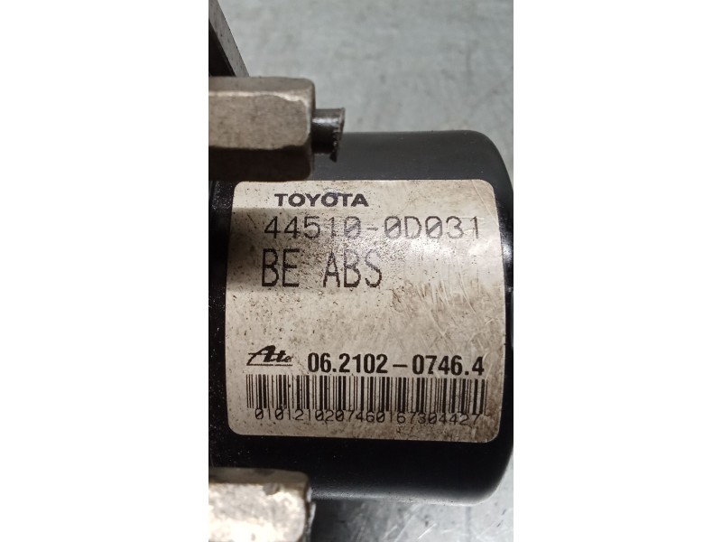 Recambio de abs para toyota yaris (_p9_) 1.3 vvt-i (scp90_) referencia OEM IAM 06210907463 895410D040 445100D031 06210207464