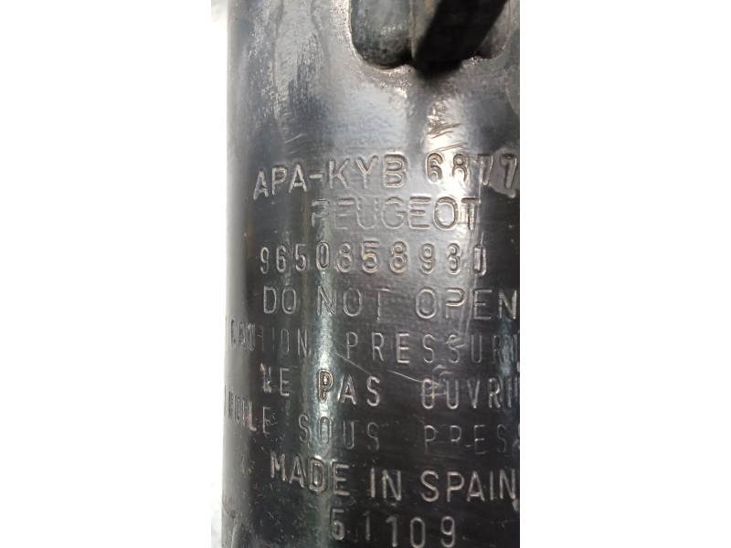 Recambio de amortiguador delantero derecho para peugeot 607 (9d, 9u) 2.7 hdi 24v referencia OEM IAM 9650858980  04