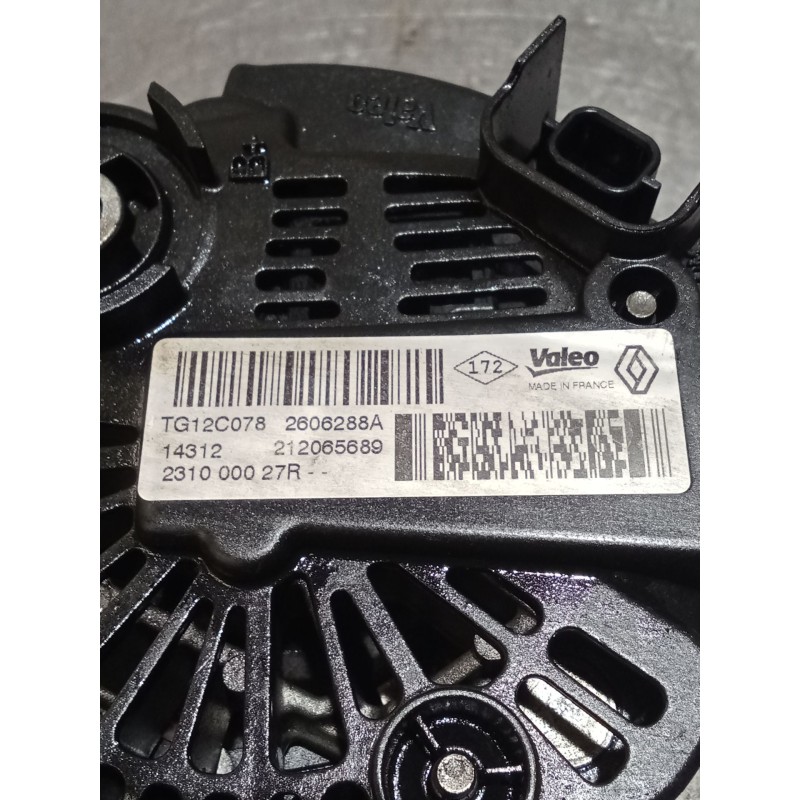 Recambio de alternador para renault megane iii grandtour (kz0/1) 1.5 dci (kz09, kz0d, kz1g, kz29, kz14, kz1w, kz10, kz1f,... ref