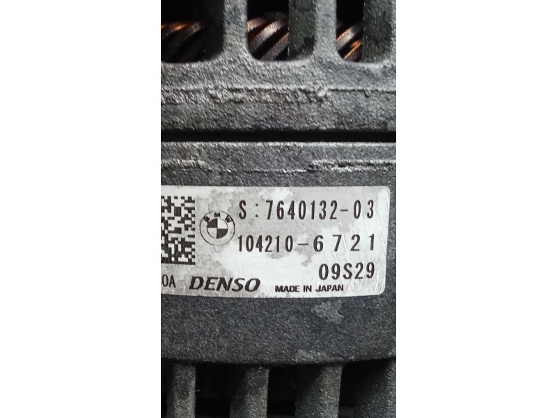 Recambio de alternador para bmw 5 (f10) 520 d referencia OEM IAM 764013203 1042106721 14