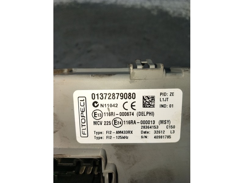 Recambio de caja reles / fusibles para citroën nemo furgoneta/monovolumen (aa_) 1.3 hdi 75 referencia OEM IAM 01372879080 116RI0