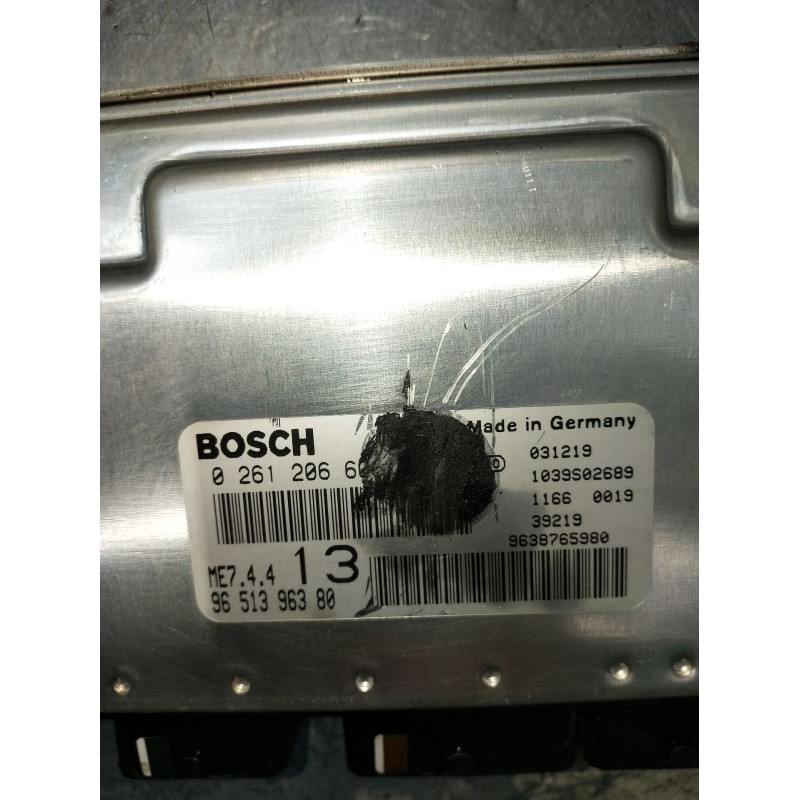 Recambio de centralita motor uce para citroën xsara (n1) 1.6 16v referencia OEM IAM 9651396380 0261206606 1039S02689 2001