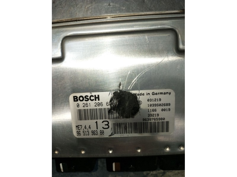 Recambio de centralita motor uce para citroën xsara (n1) 1.6 16v referencia OEM IAM 9651396380 0261206606 1039S02689 2001