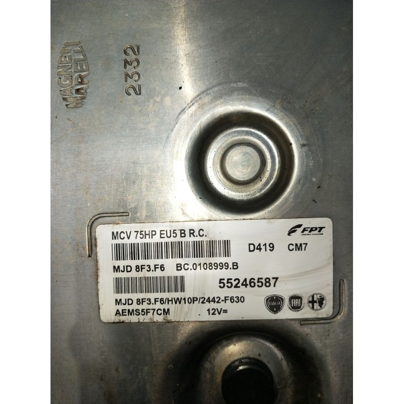 Recambio de centralita motor uce para citroën nemo furgoneta/monovolumen (aa_) 1.3 hdi 75 referencia OEM IAM 55246587 BC0108999B