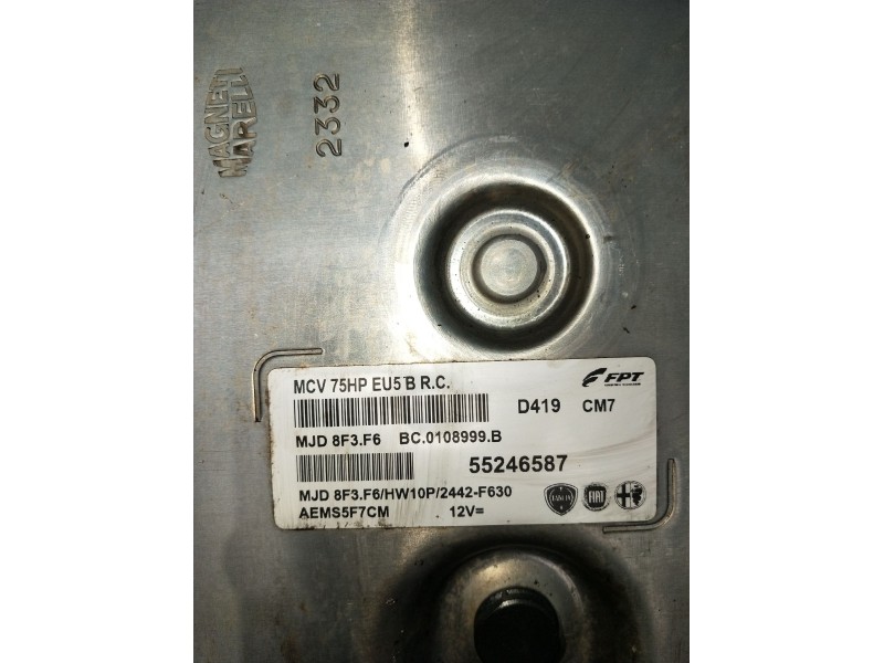 Recambio de centralita motor uce para citroën nemo furgoneta/monovolumen (aa_) 1.3 hdi 75 referencia OEM IAM 55246587 BC0108999B