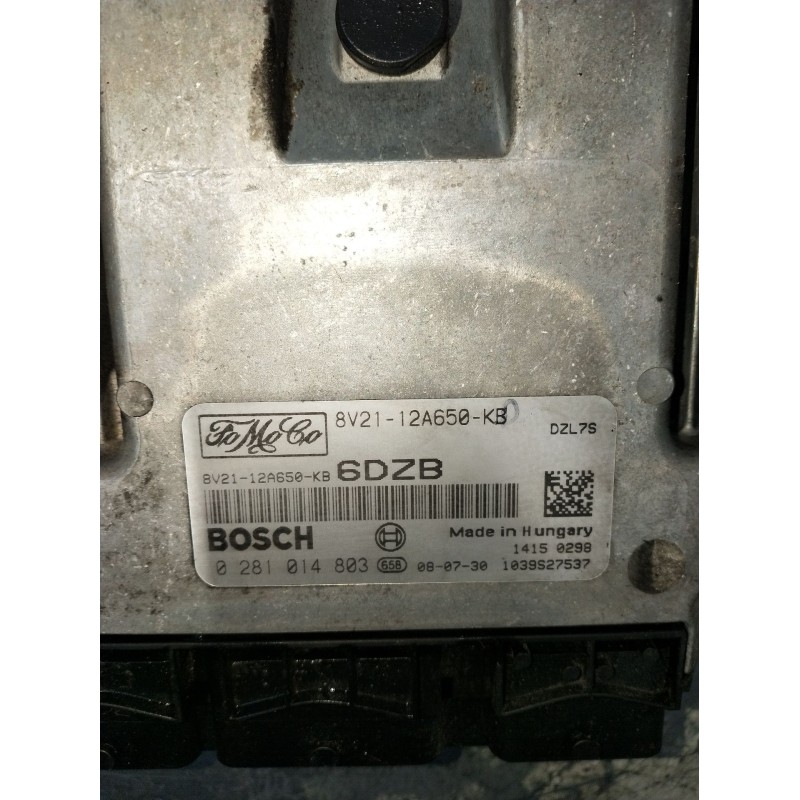 Recambio de centralita motor uce para ford fiesta vi (cb1, ccn) 1.6 tdci referencia OEM IAM 0281014803 8V2112A650KB 1039S27537 2