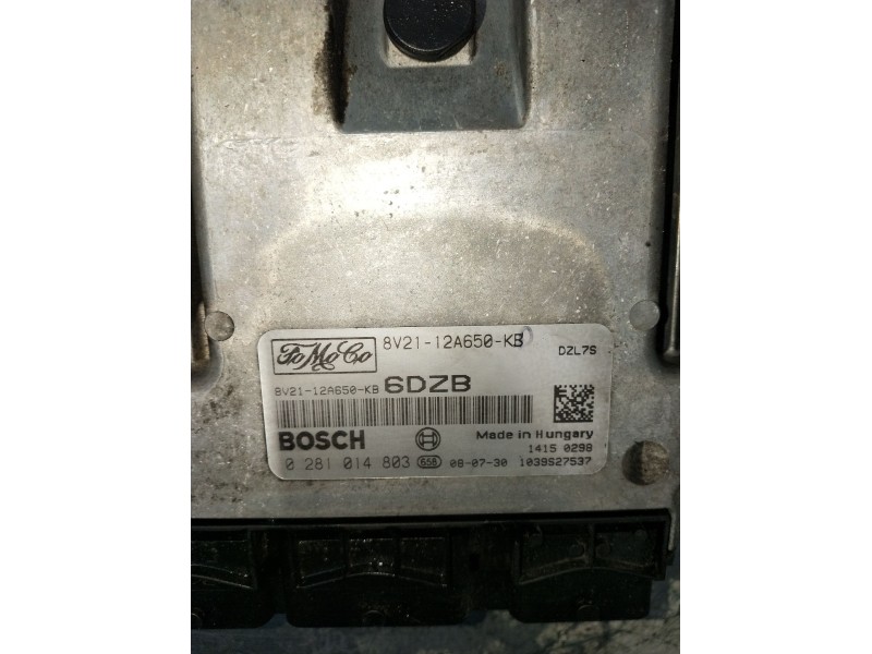 Recambio de centralita motor uce para ford fiesta vi (cb1, ccn) 1.6 tdci referencia OEM IAM 0281014803 8V2112A650KB 1039S27537 2