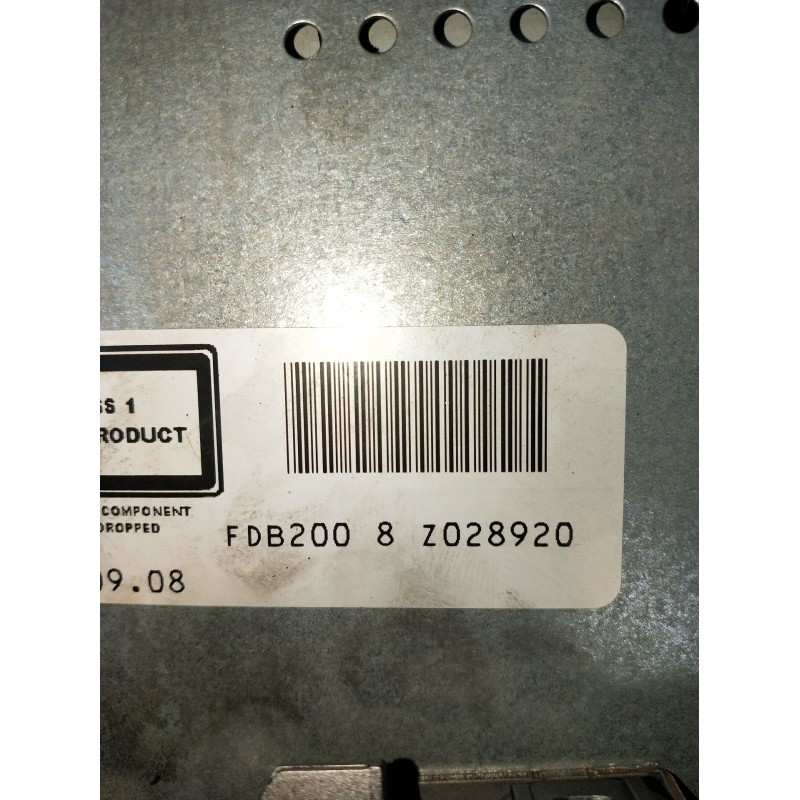 Recambio de sistema audio / radio cd para ford fiesta vi (cb1, ccn) 1.6 tdci referencia OEM IAM FDB2008Z028920  2008