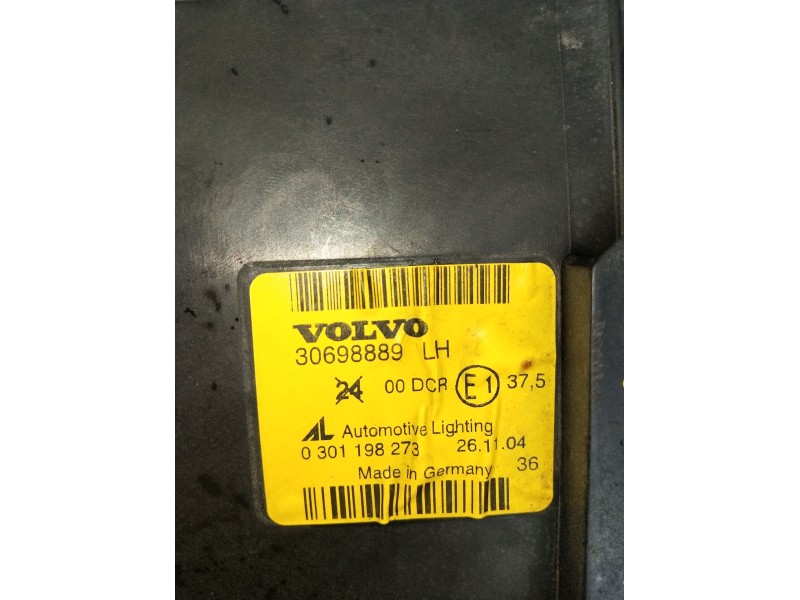 Recambio de faro izquierdo para volvo v50 (545) 2.0 d referencia OEM IAM 0301198273 30698889 XENON 2004