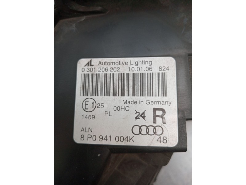 Recambio de faro derecho para audi a3 (8p1) 2.0 tdi 16v referencia OEM IAM 0301206202 8P0941004K 
