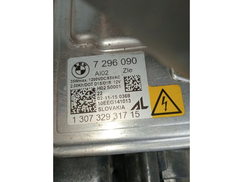 Recambio de faro derecho para bmw 5 (f10) 520 d referencia OEM IAM 731713211 1EL01108722 A8731713211 7295090 130732931715