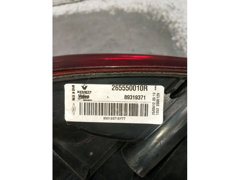 Recambio de piloto trasero izquierdo para renault megane iii grandtour (kz0/1) 1.5 dci (kz09, kz0d, kz1g, kz29, kz14, kz1w, kz10