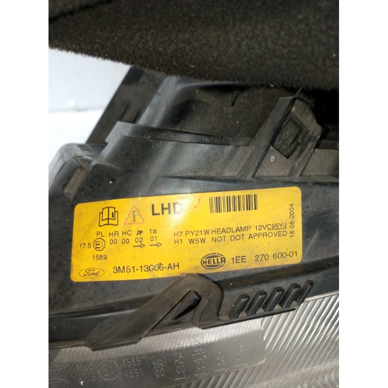 Recambio de faro izquierdo para ford focus c-max (dm2) 1.6 tdci referencia OEM IAM 3M5113006AH 1EE27060001 2003