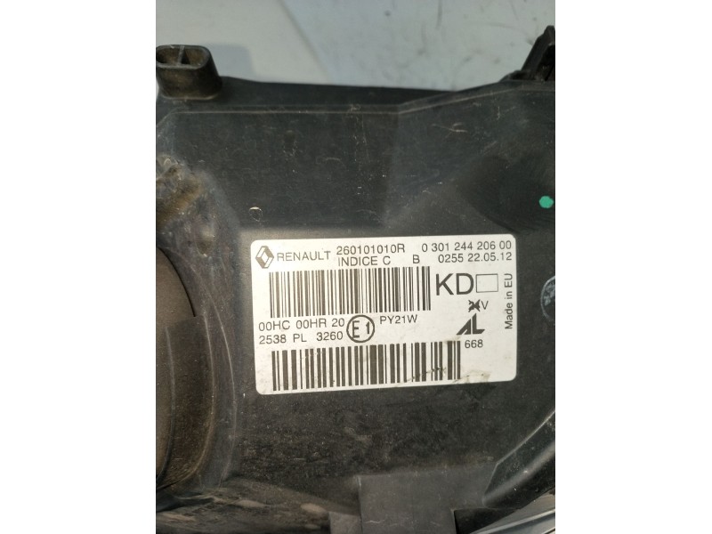 Recambio de faro derecho para renault megane iii grandtour (kz0/1) 1.5 dci (kz09, kz0d, kz1g, kz29, kz14, kz1w, kz10, kz1f,... r