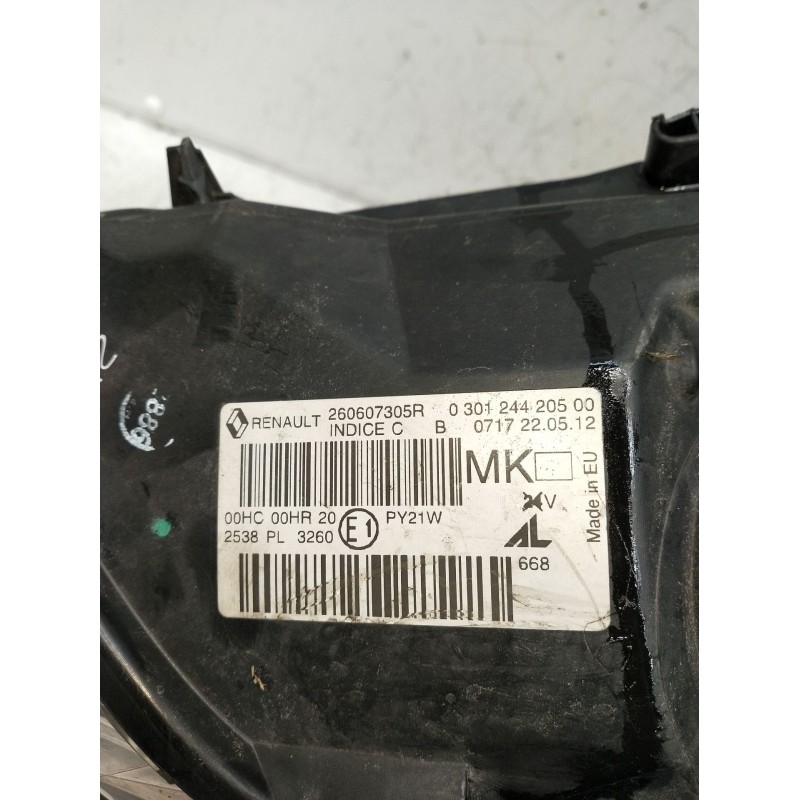 Recambio de faro izquierdo para renault megane iii grandtour (kz0/1) 1.5 dci (kz09, kz0d, kz1g, kz29, kz14, kz1w, kz10, kz1f,...