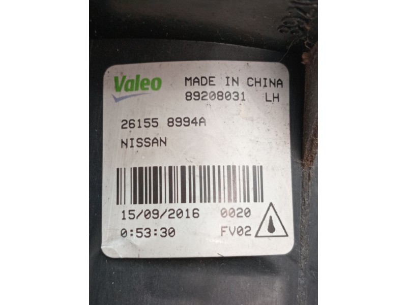 Recambio de faro antiniebla izquierdo para nissan x-trail iii (t32_, t32r, t32rr) 1.6 dci all mode 4x4-i (nt32) referencia OEM I