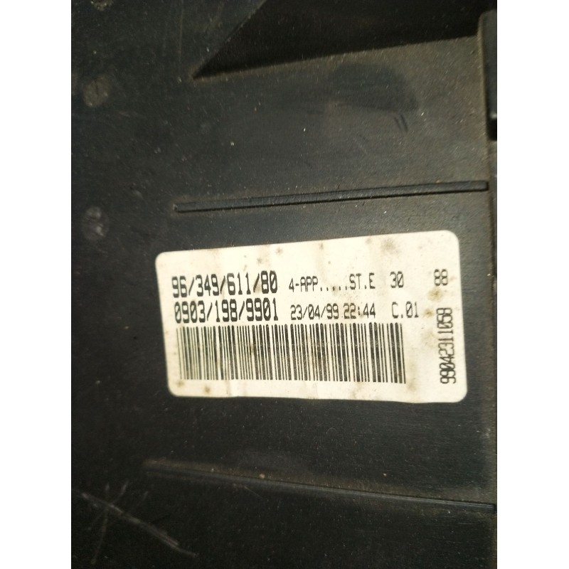 Recambio de cuadro instrumentos para peugeot 206 hatchback (2a/c) 1.6 i referencia OEM IAM 9634961180 06031989901 1998