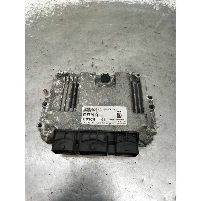 Recambio de centralita motor uce para ford focus c-max (dm2) 1.6 tdci referencia OEM IAM 0281011263 4M5112A650NA 1039S06938 2003