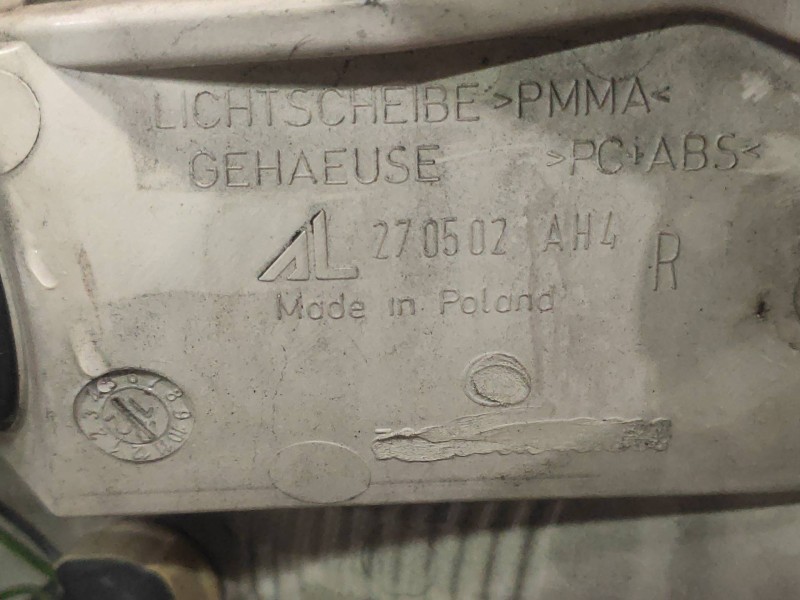 Recambio de piloto trasero derecho para skoda suberb (3t4) exclusive referencia OEM IAM 270502AH4  