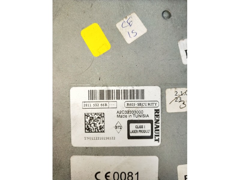 Recambio de sistema audio / radio cd para renault megane iii grandtour (kz0/1) 1.5 dci (kz09, kz0d, kz1g, kz29, kz14, kz1w, kz10