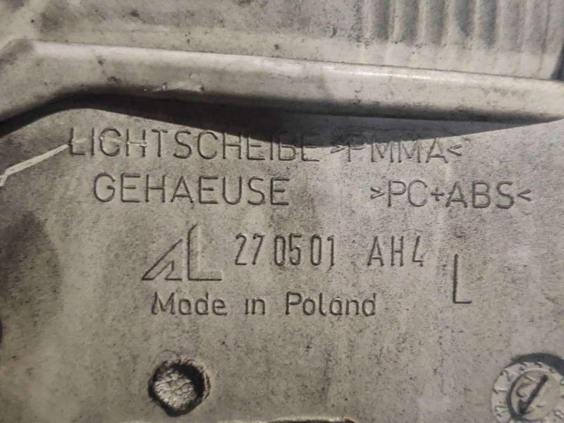 Recambio de piloto trasero izquierdo para skoda suberb (3t4) exclusive referencia OEM IAM 270501AH4  