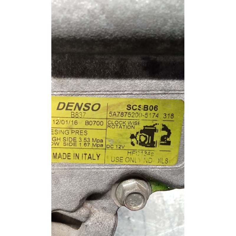 Recambio de compresor aire acondicionado para fiat panda (312_, 319_) 1.2 (312pxa1a) referencia OEM IAM   12
