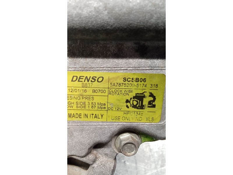 Recambio de compresor aire acondicionado para fiat panda (312_, 319_) 1.2 (312pxa1a) referencia OEM IAM   12