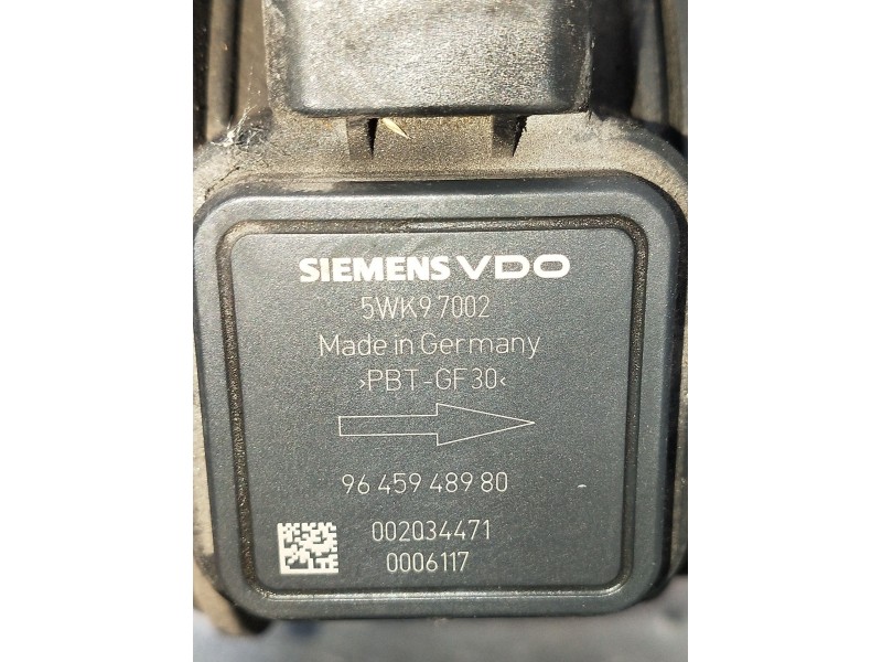 Recambio de caudalimetro para volvo v50 (545) 2.0 d referencia OEM IAM 9645948980 5WK97002 2004