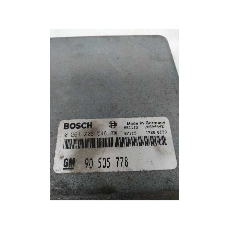 Recambio de centralita motor uce para opel sintra 2.2 16v cat (x 22 xe) referencia OEM IAM 0261203548 90505778 