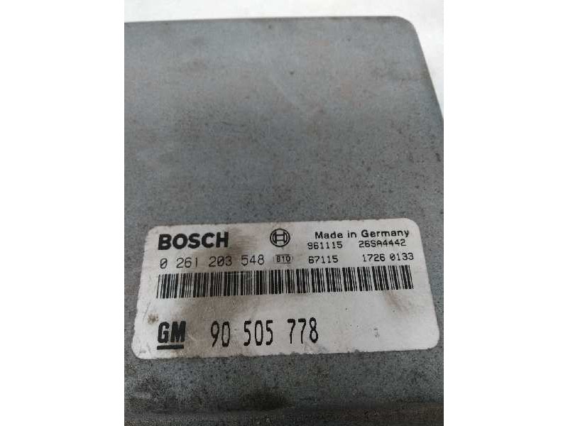 Recambio de centralita motor uce para opel sintra 2.2 16v cat (x 22 xe) referencia OEM IAM 0261203548 90505778 