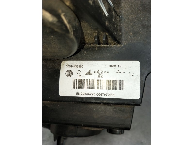 Recambio de faro izquierdo para fiat panda (312_, 319_) 1.2 (312pxa1a) referencia OEM IAM 00518436450  2012