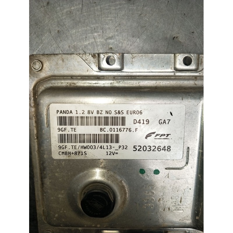 Recambio de centralita motor uce para fiat panda (312_, 319_) 1.2 (312pxa1a) referencia OEM IAM 52032648 BC0116776F 2012