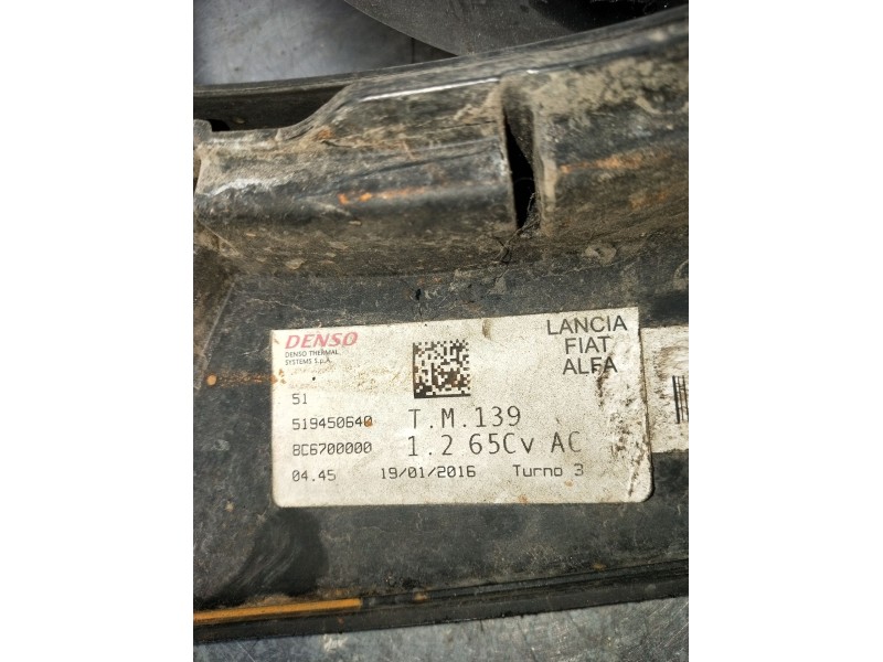 Recambio de electroventilador para fiat panda (312_, 319_) 1.2 (312pxa1a) referencia OEM IAM 8C6700000 519450640 2012