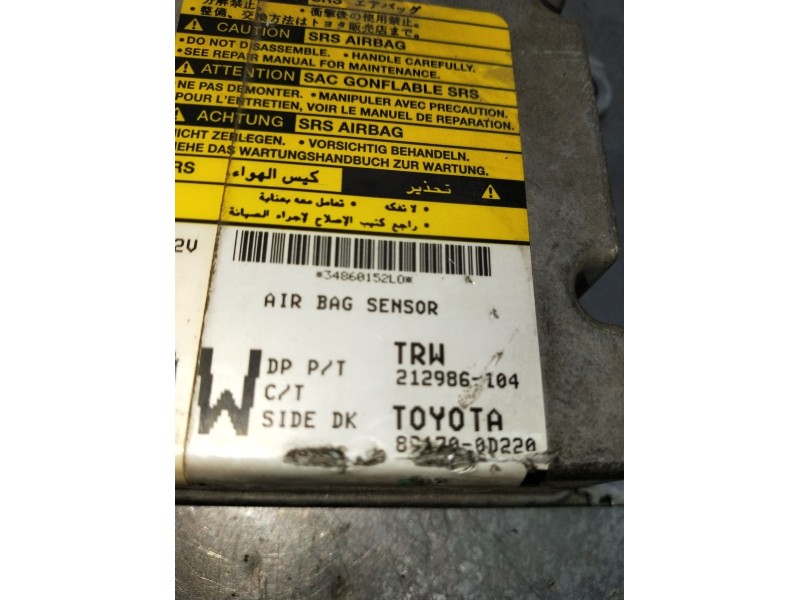 Recambio de kit airbag para toyota yaris (_p9_) 1.3 vvt-i (scp90_) referencia OEM IAM 891700D220  2005