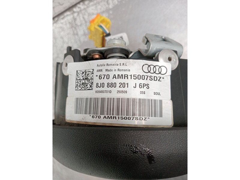 Recambio de airbag delantero izquierdo para audi a3 (8p1) 2.0 tdi 16v referencia OEM IAM 8J0880201J AIRBAG VOLANTE 
