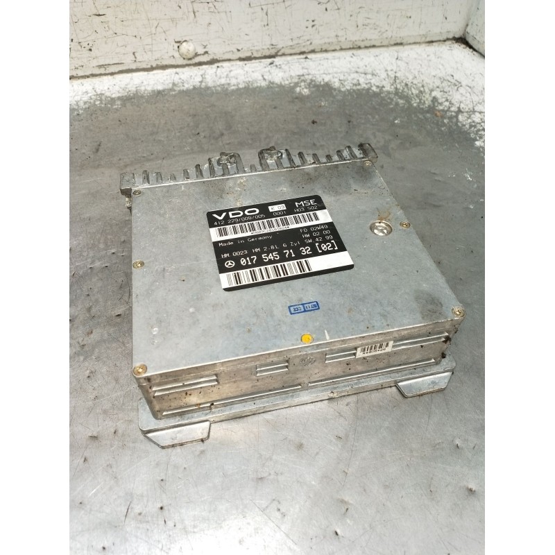 Recambio de centralita motor uce para mercedes-benz clase c (w202) c 280 (202.028) referencia OEM IAM 0175457132 412229009005 19