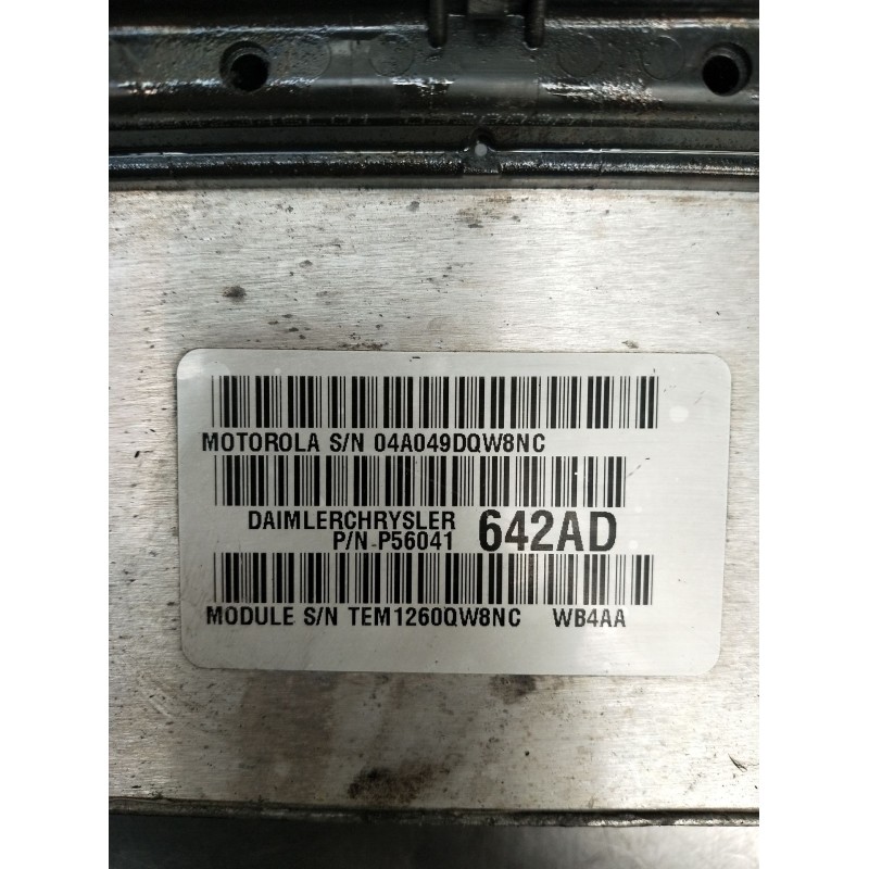 Recambio de centralita motor uce para jeep grand cherokee ii (wj, wg) 3.1 td 4x4 referencia OEM IAM 04A049DQW8NC 1260QW8NC P5604