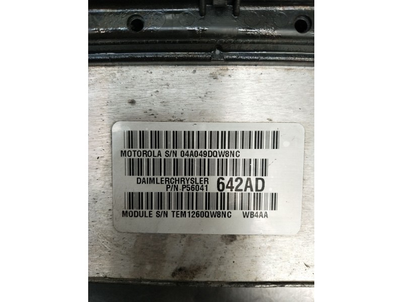 Recambio de centralita motor uce para jeep grand cherokee ii (wj, wg) 3.1 td 4x4 referencia OEM IAM 04A049DQW8NC 1260QW8NC P5604